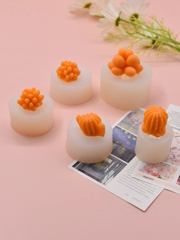 Succulent Cactus Silicone Mold Plant Shape For DIY Candle Soap Making Fondant Baking Resin Craft Reusable Easy Release