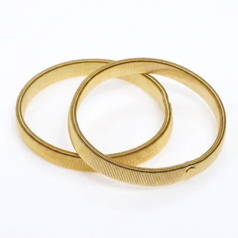 Elastic Spring Armband Metal Sleeve Garter Shirt Sleeve Holder Cuff Bracelet Fashion Accessory