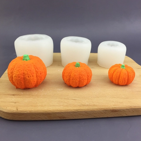 3D Halloween Pumpkin And Leaf Silicone Mold For Chocolate Fondant Mousse Cake DIY Candle Soap Plaster Aromatherapy Craft