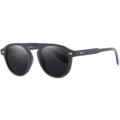 Occhiali Da Sole Retro Oversized Protezione UV400 Lente AC Montatura PC Moda Viaggio Per Uomini E Donne