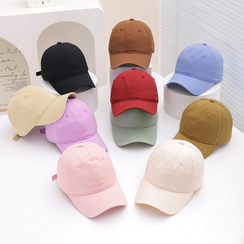 Cappellino Da Baseball Bambini Misto Cotone Traspirante Cappello Sole Esterno Regolabile Per Ragazzi Ragazze