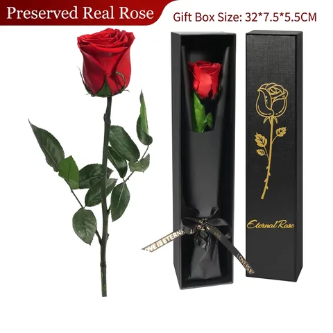 Soap Rose Flower Bouquet Artificial Eternal Floral With Gift Box For Valentine's Day Romantic Present Home Decor