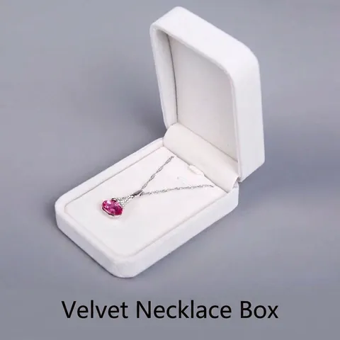 Velvet Jewelry Box Necklace Pendant Packaging Box Flocking Jewelry Gift Case Multi Colors Jewelry Storage Organizer Box