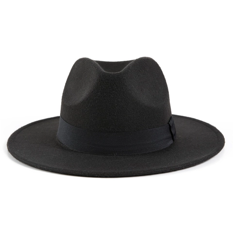 Klassischer Fedora Hut Polyester Filz Breite Krempe Jazz Hut Für Herren Damen Retro Gentleman Stil Britisch Herbst Winter Hut