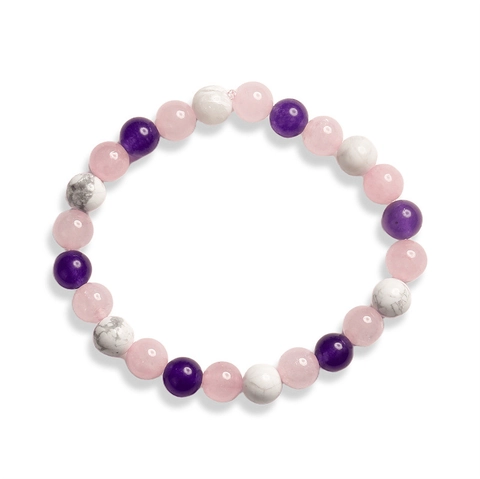 Bracelet de Perles en Pierre Naturelle Cordon Élastique Shoushan Oeil de Tigre Cristal de Roche Agate Améthyste Bracelet en Cristal pour Homme Femme