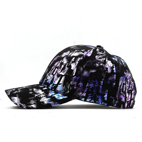 Casquette De Baseball Graffiti Streetwear Polyester Imprimé Lettres Boucle Métallique Réglable Respirant Chapeau Hip Hop Unisexe