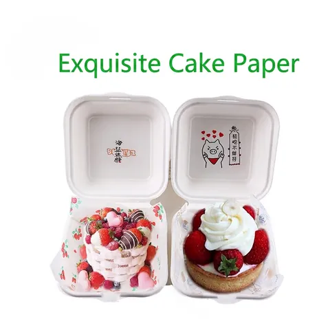 Carta Cerata Antigrasso Alimentare Fragola Timbro Retro Confezione Decorativa Per Sandwich Burger Pane Bento