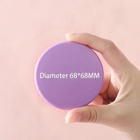 Runder Make-up-Spiegel Tragbarer Doppelseitiger Klappbarer Taschenspiegel Kosmetikwerkzeug Mini Kompakter Handspiegel