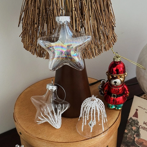 Christmas Hanging Ornaments Astronaut Space Theme Resin Plastic Holiday Tree Decorations Snowman Santa Nutcracker Bear Star