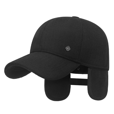 Cappello Da Baseball Invernale Da Uomo Con Paraorecchie Pieghevoli Foderato In Pile Caldo Antivento Regolabile In Cotone