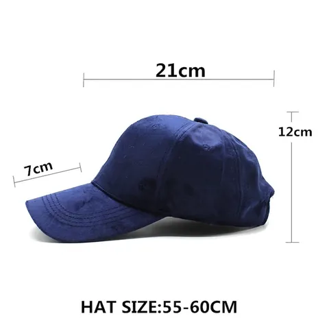 Unisex Velvet Baseball Cap Solid Color Adjustable Suede-Like Texture Curved Brim Sun Hat For Outdoor Sports Casual Wear