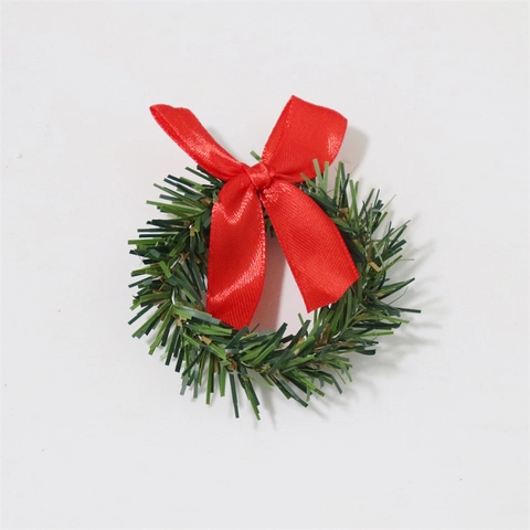 Weihnachts Serviettenringe Mini Kiefernkränze Mit Roter Schleife Für Festliche Tischdekoration