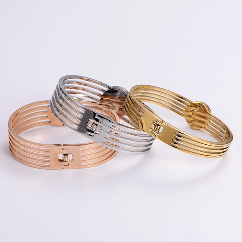 Brazalete Árbol De La Vida Acero Inoxidable 304 Hueco Capas Estrás Joyería Elegante Para Mujer