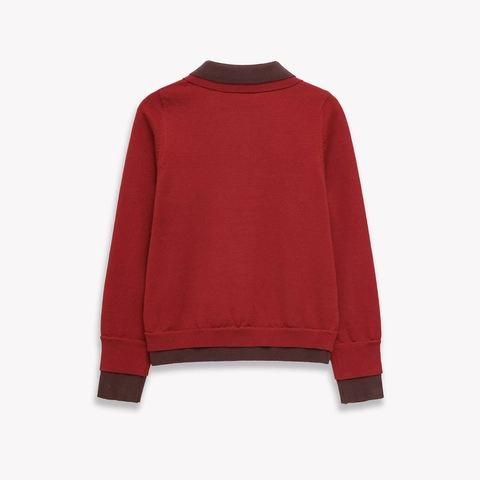 Polo In Maglia A Maniche Lunghe Da Donna Patchwork A Contrasto Pullover In Poliestere E Acrilico Top Casual