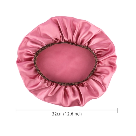 Satin Sleep Bonnet Leopard Print Elastic Band Hair Care Nightcap Breathable Stretchy Head Wrap For Women Beauty