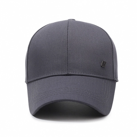 Herren Baseballkappe Baumwolle Polyester Verstellbar Sonnenschutz Outdoor Sport Freizeit Hut Mit Metall Logo