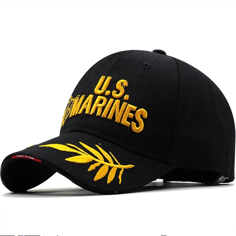 Cappello Da Baseball Twill Di Cotone Traspirante Protezione Solare Outdoor Stile Militare Ricamo 3D Regolabile Unisex Tattico