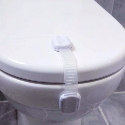 Kinderveiligheidsslot Plastic Zelfklevend Verstelbare Lengte Multifunctioneel Voor Kasten Laden Koelkast Baby Thuisbescherming