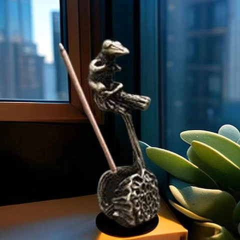 Antiker Weihrauchhalter Aus Messing Frosch Lotuszweig Zen Metall Räuchergefäß Desktop Ornament Dekoration