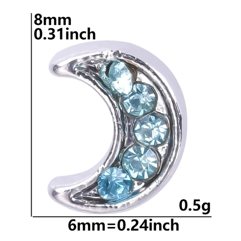 Alloy Enamel Floating Charms For Floating Locket DIY Jewelry Making Sky Theme Star Moon Rainbow Sun Accessories