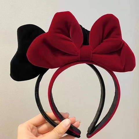 Großer Samt Schleife Haarreif Eleganter Knoten Stirnband Mode Haaraccessoires Für Damen Weihnachten Geburtstag Party