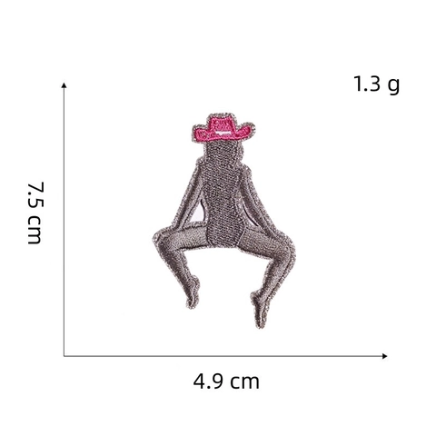 Patchs Brodés De Cow-girl Western À Repasser À Coudre Écussons Décoratifs Pour Vêtements Sacs Appliques DIY
