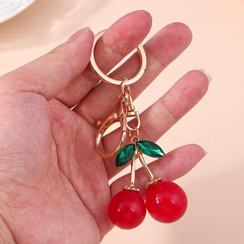 Portachiavi A Forma Di Animale E Frutta Pendente In Lega Resina Accessorio Per Borsa Per Donne Ragazze Regalo
