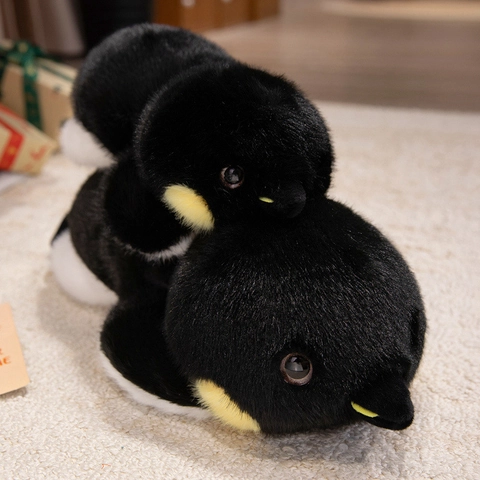 Pinguin Plüschtier Simulation Realistisch Kaiserpinguin Liegend Weich Gewichtetes Kuscheltier Heimdeko Trostpuppe Geschenk