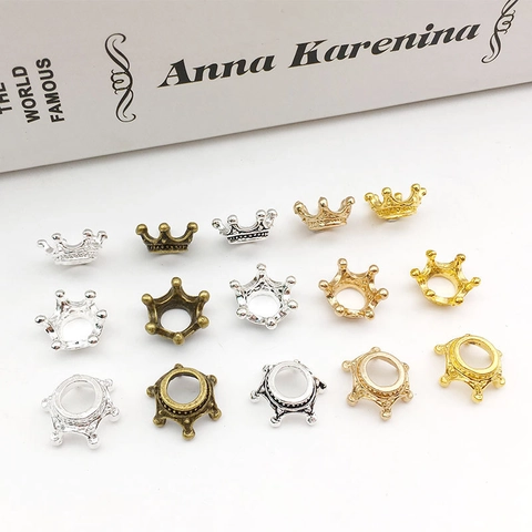 Krone Schmuck Anhänger Zinklegierung 3D DIY Handgefertigtes Zubehör Für Kopfschmuck Halsketten Armband Herstellung