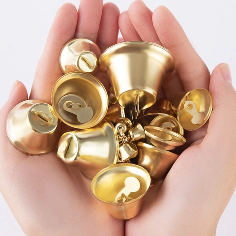 Colgantes De Campanas Y Hojas Metal Aleación Zinc Forma Trompeta Para Joyería Bricolaje Decoración Navidad Artesanía