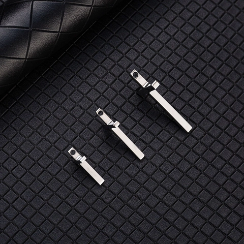Colgante Cruz Acero Inoxidable 304 Pulido Espejo Religioso DIY Joyería Accesorios Oro Plata Negro