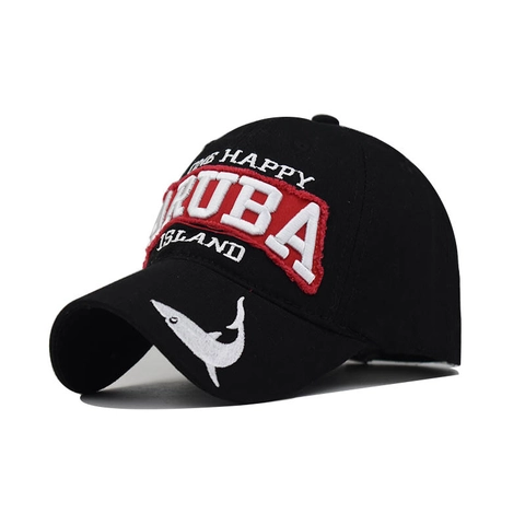 Cappello Da Baseball Ricamo Happy Aruba Island Cotone Regolabile Lavato Cappello Da Sole All Aperto Uomo Donna