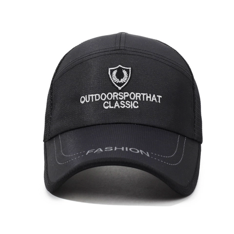 Baseball Cap Breathable Mesh Trucker Hat Adjustable Outdoor Sports Sun Protection Letter Embroidery Classic Style Unisex