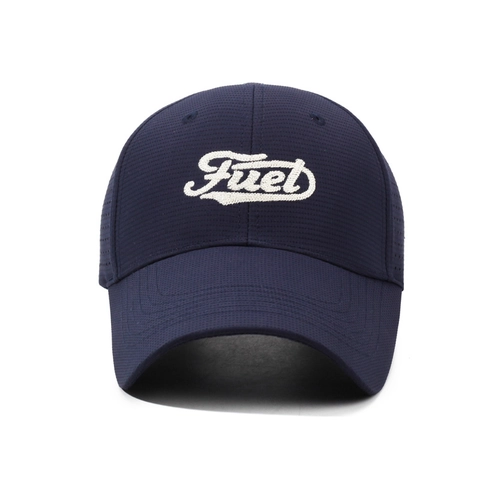 Baseball Cap Breathable Mesh Sun Protection Extra Long Brim Fuel Embroidery Adjustable Outdoor Sports Hat Polyester