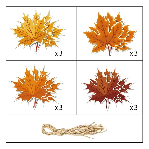 Decorazioni Appese In Foglia D'Acero Di Carta Ringraziamento Autunno Raccolto Festa Casa Ornamenti Fogliame Colorato