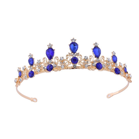 Rhinestone Crown Tiara Alloy Crystal Hairband For Girls Birthday Wedding Party Queen Princess Hair Accessories
