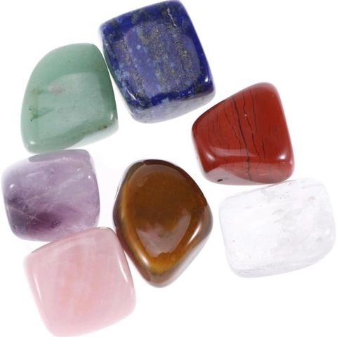 Pietre Burattate In Cristallo Naturale Ametista Quarzo Rosa Lapislazzuli Quarzo Ialino Aventurina Verde Occhio Di Tigre Diaspro Rosso