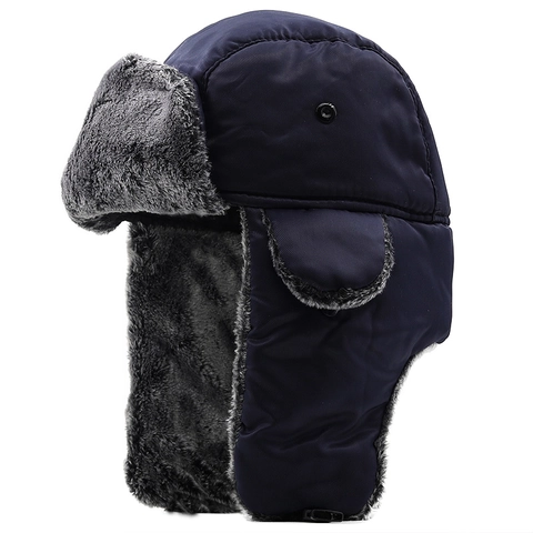 Colbacco Ushanka Invernale Cappello Da Aviatore Antivento Con Fodera In Pelliccia Sintetica E Paraorecchie Berretto Caldo Da Esterno Per Uomo Donna