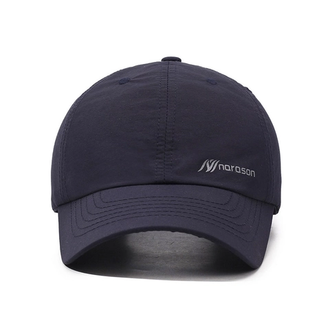 Men Quick Dry Baseball Cap Polyester Breathable Sun Protection Outdoor Sports Adjustable Metal Buckle Hat