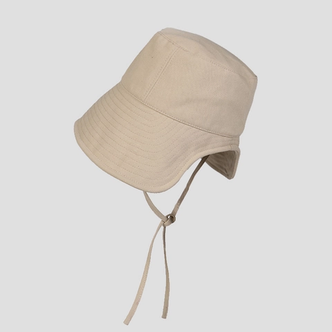 Damen Bucket Hat Mit Breiter Krempe Reine Baumwolle UV Schutz Sommer Outdoor Anglerhut Mit Verstellbarem Kordelzug Faltbar