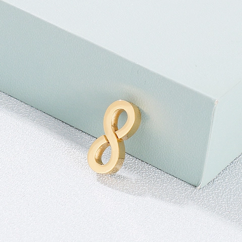 Dije Símbolo Infinito Acero Inoxidable Colgante Ocho DIY Fabricación Joyas Conector Para Pulsera Collar Accesorio