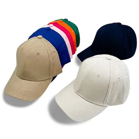 Kids Baseball Cap Pure Cotton Breathable Sun Protection Solid Color Adjustable Metal Buckle Children Casual Outdoor Hat