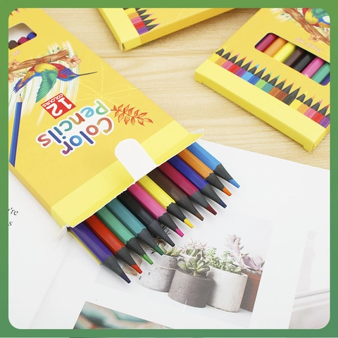 Lápices De Colores Múltiples Madera Cuerpo Hexagonal Para Dibujo Bocetos Suministros Escolares Pre Afilados Mina HB