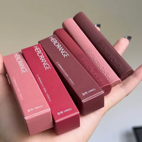 Rossetto Opaco Velluto Tubo Sottile Alta Saturazione Impermeabile Lunga Durata Trucco Labbra Liscio