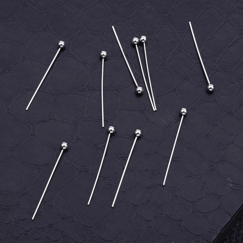 Stainless Steel Ball Head Pins DIY Jewelry Making Findings Round Head Connectors Earring Accessories