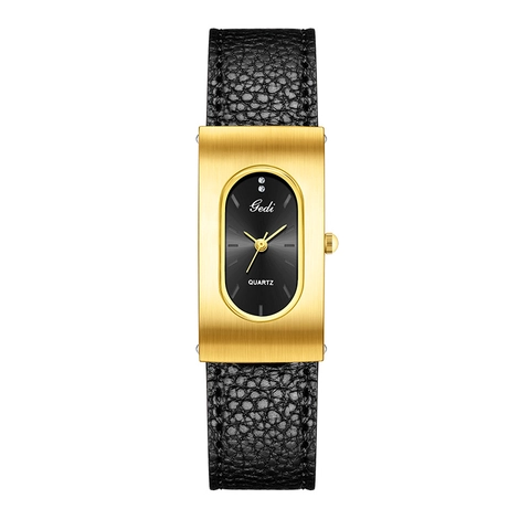 Orologio Al Quarzo Da Donna Cassa Rettangolare Cinturino In Pelle Impermeabile Vintage Elegante Orologio Da Polso Moda