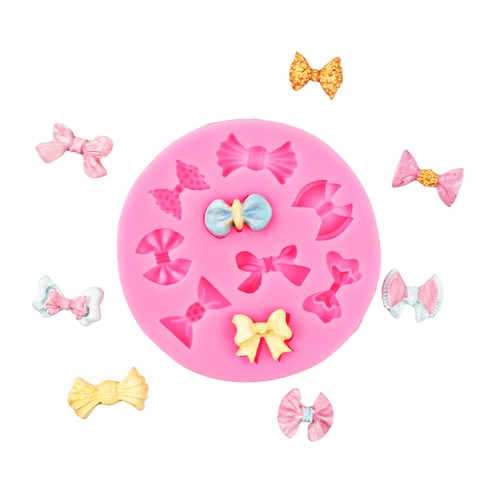 Bowtie Siliconen Vorm Fondant Taart Decoratie Chocolade DIY Bakken Tool Strik Vorm