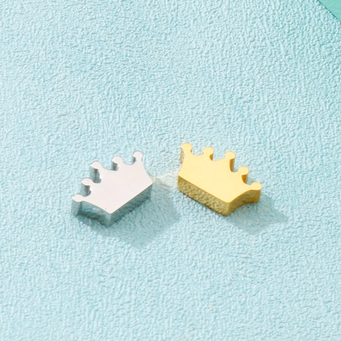 Colgantes De Corona De Acero Inoxidable Para Hacer Joyas Dijes DIY Accesorios De Moda Para Manualidades De Collares Pulseras