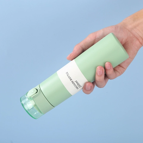 Mini Pocket Vacuum Insulated Cup Stainless Steel Portable Leak-Proof Water Bottle With Bounce Lid For Outdoor Travel