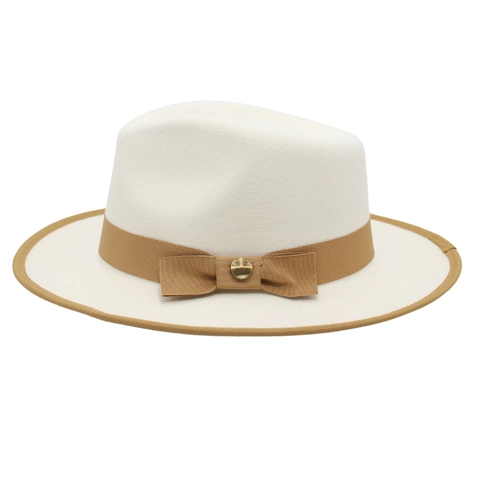 Cappello Fedora Retrò Feltro Lana Sintetica Tesa Larga Jazz Cap Con Fiocco Nastro Fibbia Metallo Vintage Elegante Per Uomini Donne